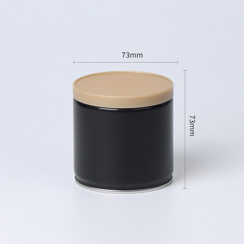 1Pc Portable Small Tea Packagings Box Mini Empty Tea Tin Can Vintage Tinplate Containers Tea Seal Jar Moisture-Proof