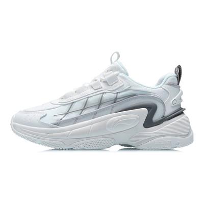 Li Ning Star Cloud OG Tessuto Pelle Sintetica Ammortizzante Antiscivolo Resistente all'Usura Traspirante Leggero Scarpe Sportive Casual Basse AGCR014-3