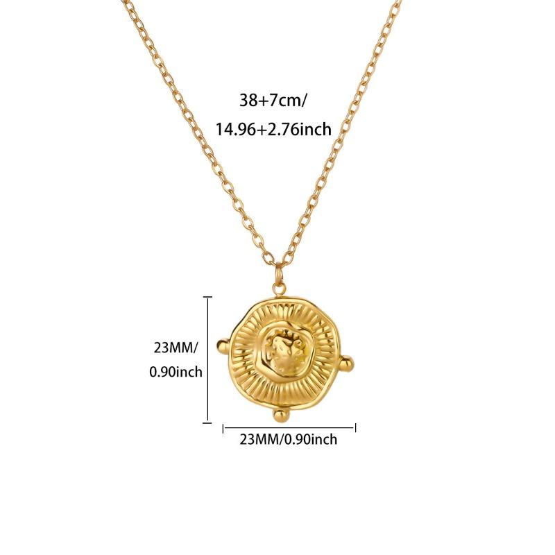 

Любовь геометрическое полое универсальное ожерелье из нержавеющей стали женское дизайнерское ожерелье легкая роскошь кулон ключичная цепочка