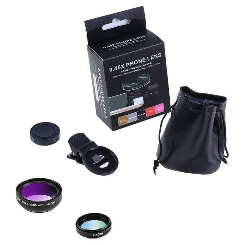 0.45X Wide-Angle & 15X Macro HD Mobile Phone Lens