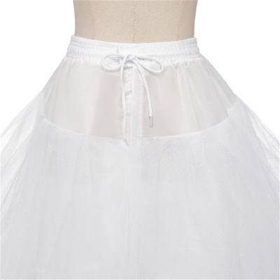 Bridal Underskirt With Tulle Design A Line Dress Enhancer Boneless Slip Skirt For Wedding Ceremony 95cm/37inch Length