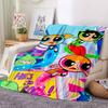 1PC Powerpuff Girls Blanket Lightweight Flannel Throw Blanket for Sofa, Bed, Travel, Camping, Livingroom, Office, Couch