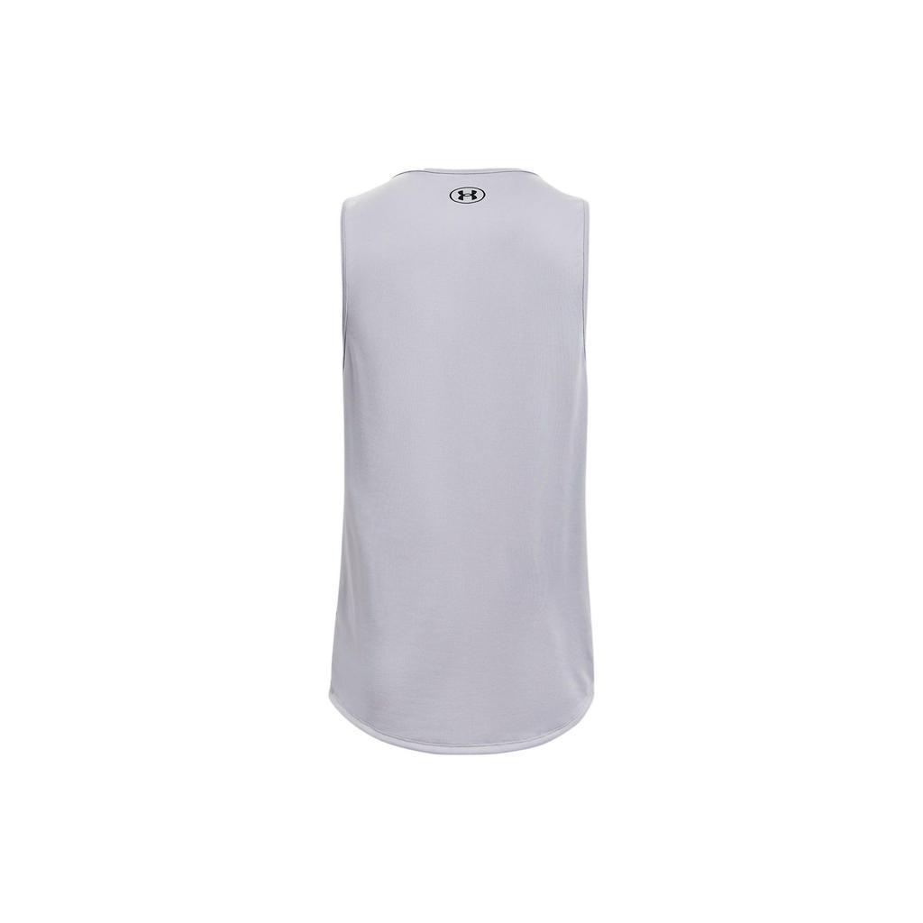 Under Armour Letter Print Spliced Casual Sports Vest Men Vests Gray 1361713-011