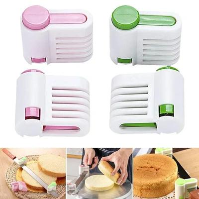 2 Parça / Set 5 Katmanlı Ekmek Bıçağı Ayırıcı Tost Dilimleyici Ekmek Kesici Gıda Sınıfı Plastik Kek Ekmek Kesici