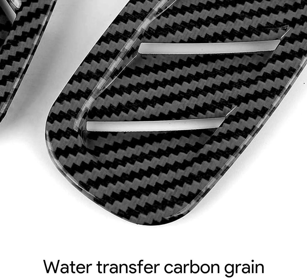 Carbon Fiber Texture A Pillar Air Vent Trim for Mini F60 Interior Panel 2pcs