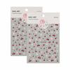 Cherry Heart 5D Embossed 3D Nail Stickers - Sweet & Lovely Xiaohongshu Influencer Design