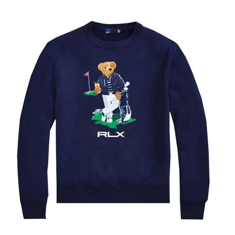 Fashion Cute Bear Graphic Printing Tops for Unisex Autumn Winter New Harajuku Streetwear Casual Sweatshirts Pullovers