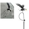 Metal Eagle Stake, Lifelike Stake Ornament Iron Outdoor Garden Decoration for Garden, Lawn, Courtyard
