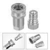 1 Pc NPT1/2 High Pressure Hydraulic Oil Pipe Quick Connector For For ISO Series A Couplings Male Female Threads ISO7241-A