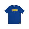 Nike Letter Logo Breathable Short Sleeve T-Shirt Golden State Warriors Unisex