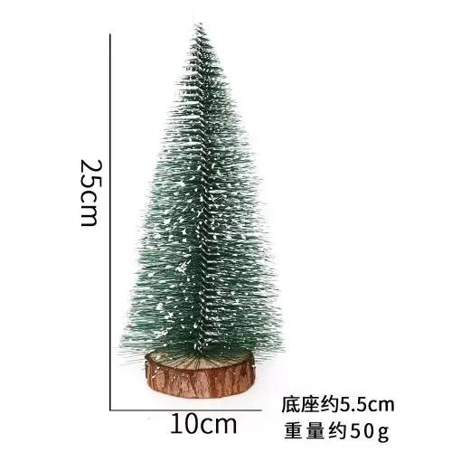 Mini Pine Christmas Tree Artificial Tabletop Decorations Festival Plastic Miniature Trees 2026 New Year Decorations for Xmas