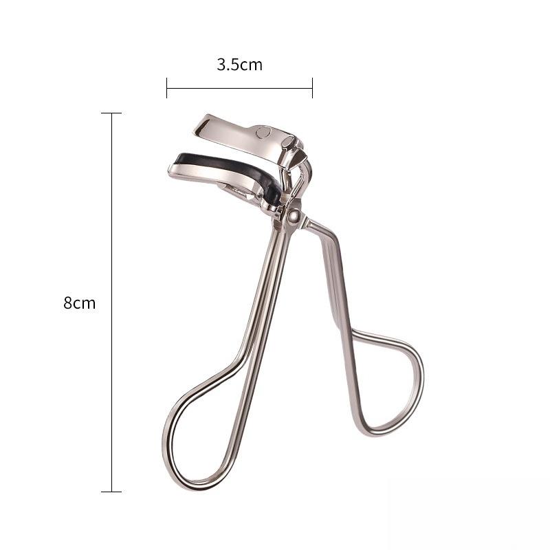 Stainless Steel Borderless Eyelash Curler Wide-angle Curled Eyelashes