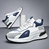 Fashion Men's Winter Casual Shoes  Winter Men's Sports Shoes Trendy  Leather Sneakers Non-Slip Outdoor Non-slip Warm Cotton Shoes