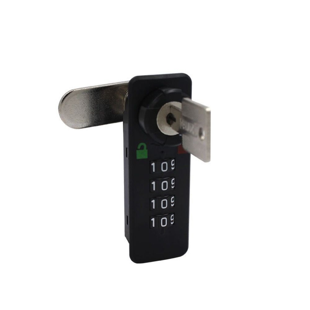 Zinc Alloy Mechanical Password Lock 4 Digital Code Anti-theft Combination Lock Security Durable Drawer Lock Furniture Hardware
