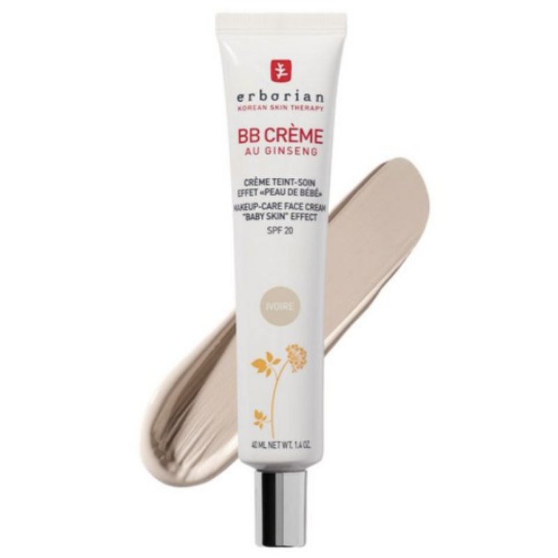 Erborian BB Cream SPF20 40ml – Nude Skin Effect Multi-Perfecting Cream (3 Shades Available) 01. Ivory 40ml (1 pc)