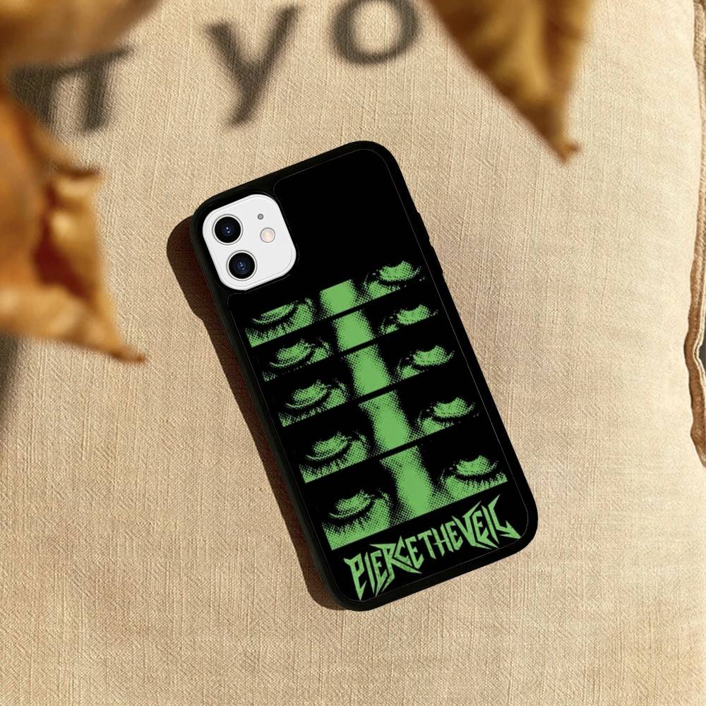 P-Pierce The Veil Band PC+TPU Phone Case For iPhone 17 16 15 14 PRO MAX 11 12 13 PLUS MINI Cover