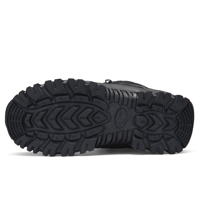 Men Desert Boots Adventure Outdoor Short Combat Boots Plus Size Black Jungle Cross-country Hiking Shoes