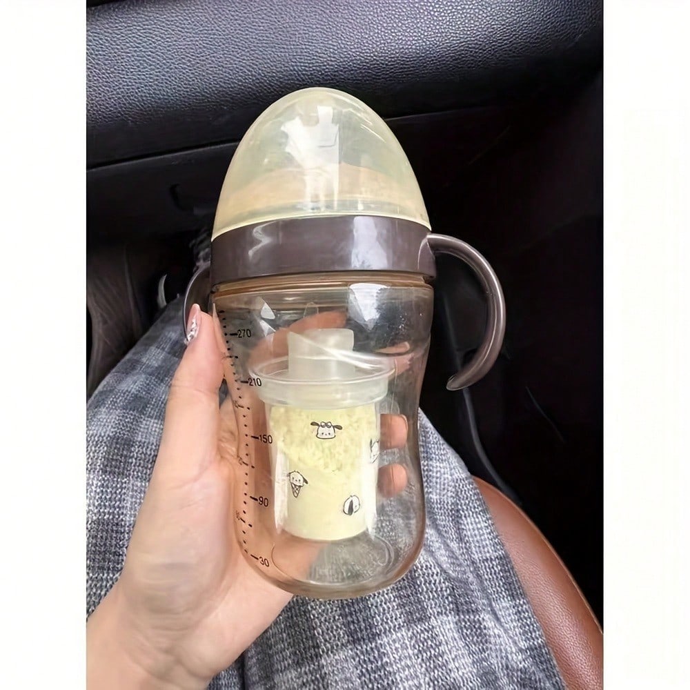Boîte Portable pour Lait en Poudre et Stockage, Boîte Compartimentée Multifonctionnelle pour Collations, Récipient de Stockage Étanche pour Sacs