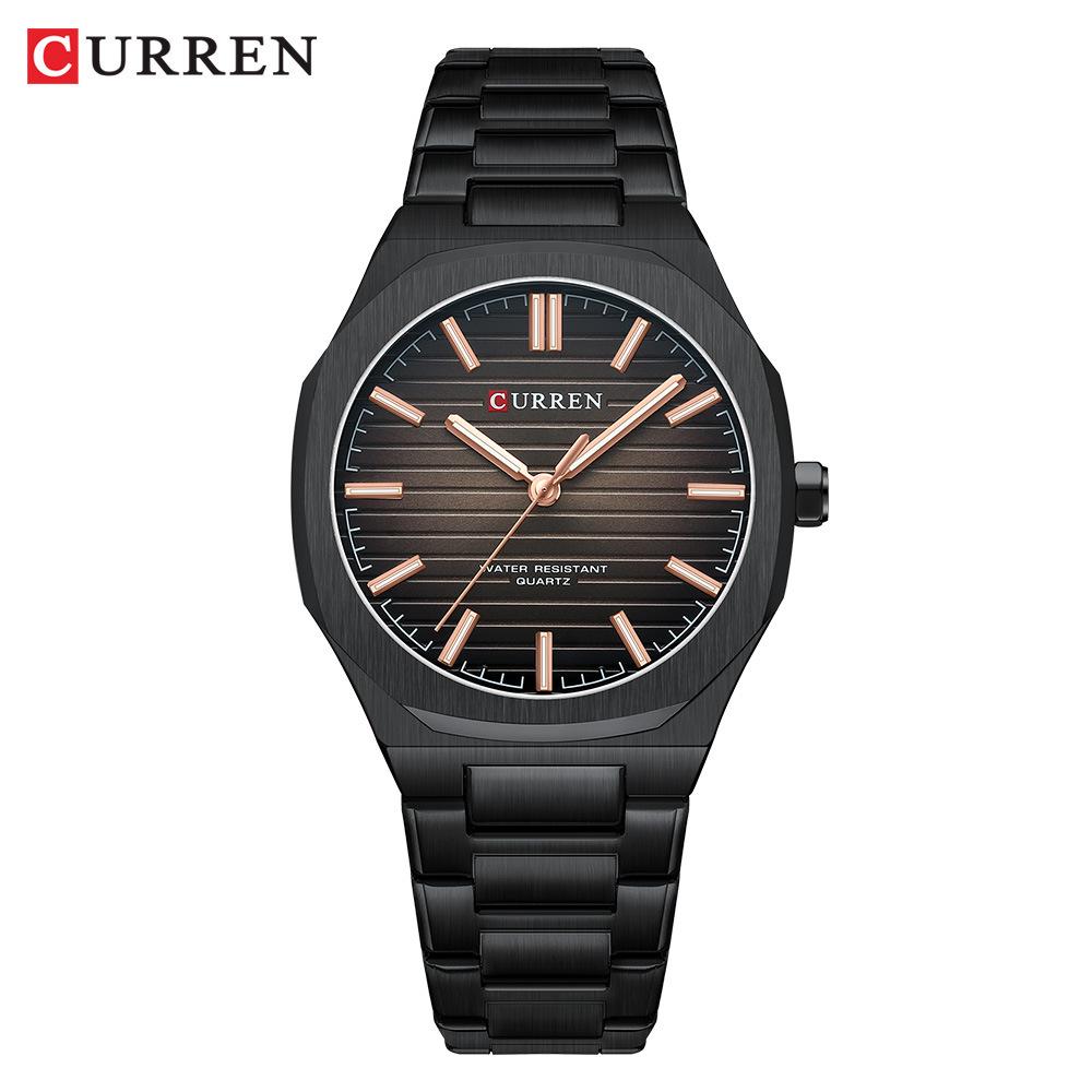 CURREN 8456 Men s Business Quartz Waterproof Steel Wristwatch