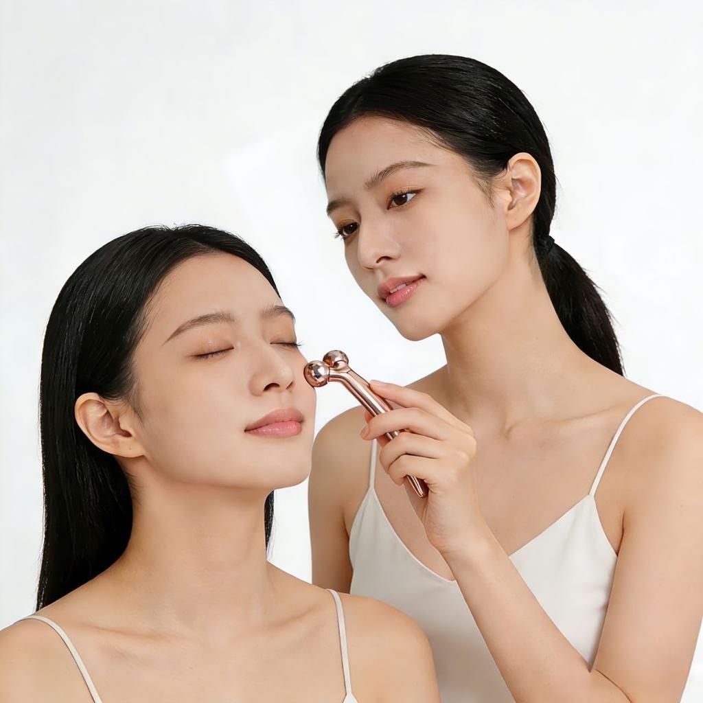 Beauty Beauty Roller Massage Eye Area Massage Face Body No Charging Weak Electrical Full Respect for the Aged Day Assortment Roller, Y-shaped Roller,