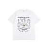 harajuku Round Neck oversize Casual Y2K Tops young girl t shirts 2025 summer pure cotton Women funny cartoon Print T-Shirt streetwear