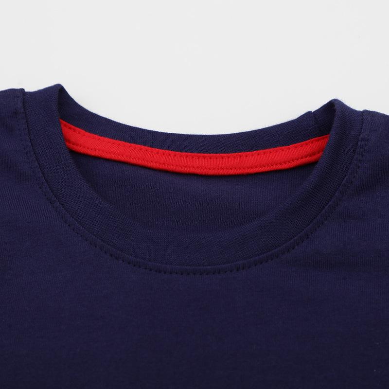 2023 Summer Boys' Cartoon Round Neck Short Sleeve T-shirt - European & American Style