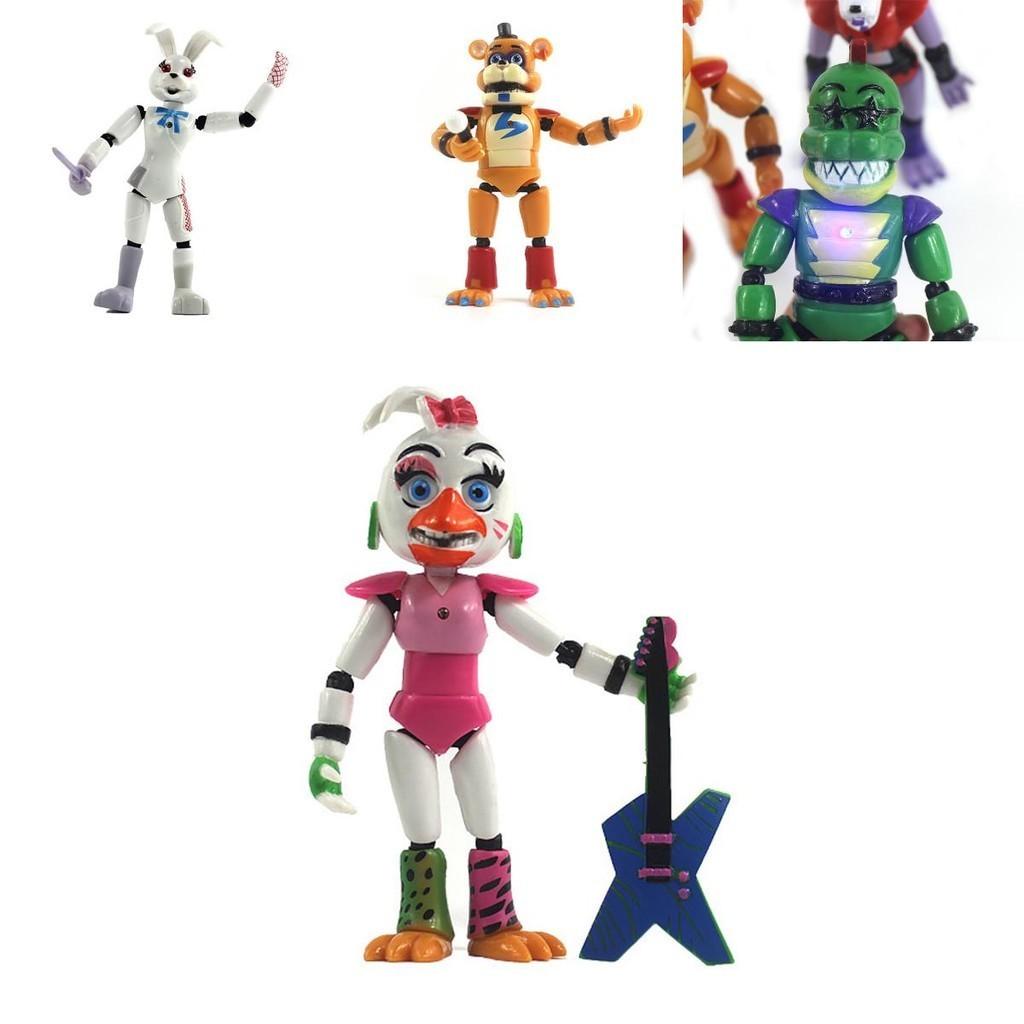 Five Nights At Freddy's Security Breach 5 szt. Podświetlane Figurki Akcji do Zabawy dla Dzieci