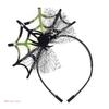 for Creative Web Hair Hoop Photoshoot Hair Holder Halloween Party Headwear for Children Adult Unisex