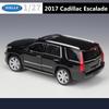 Welly 1/27 Cadillac Escalade SUV Alloy Car Model Diecasts Metal Off-road Vehicles Car Model High Simulation Collection Kids Gift