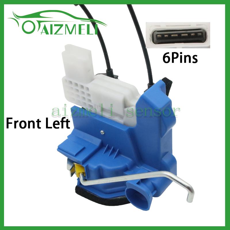 For Kia Rio UB QB Pride 2012~2017 Front Rear Left Right Door Lock Latch Actuator 81311-1W020 81311-1W030 81411-1W020 81421-1W020 Front Left 6Pins