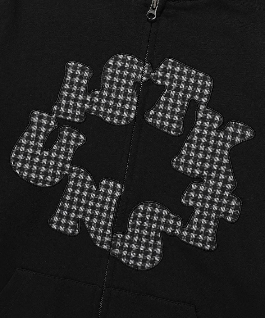 Istkunst Circle Logo Hood Zip Up_Black(Ik2Ffmm481A)