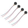 30 STÜCKE Flacher Vibrationsmotor Ultradünner Mini-Münz-Flachvibrationsmotor für Mobiltelefone Tablets 3 V