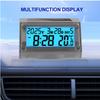 Motorcycle Solar Clock Thermometer Waterproof Digital Display Anti-Vibration Mount