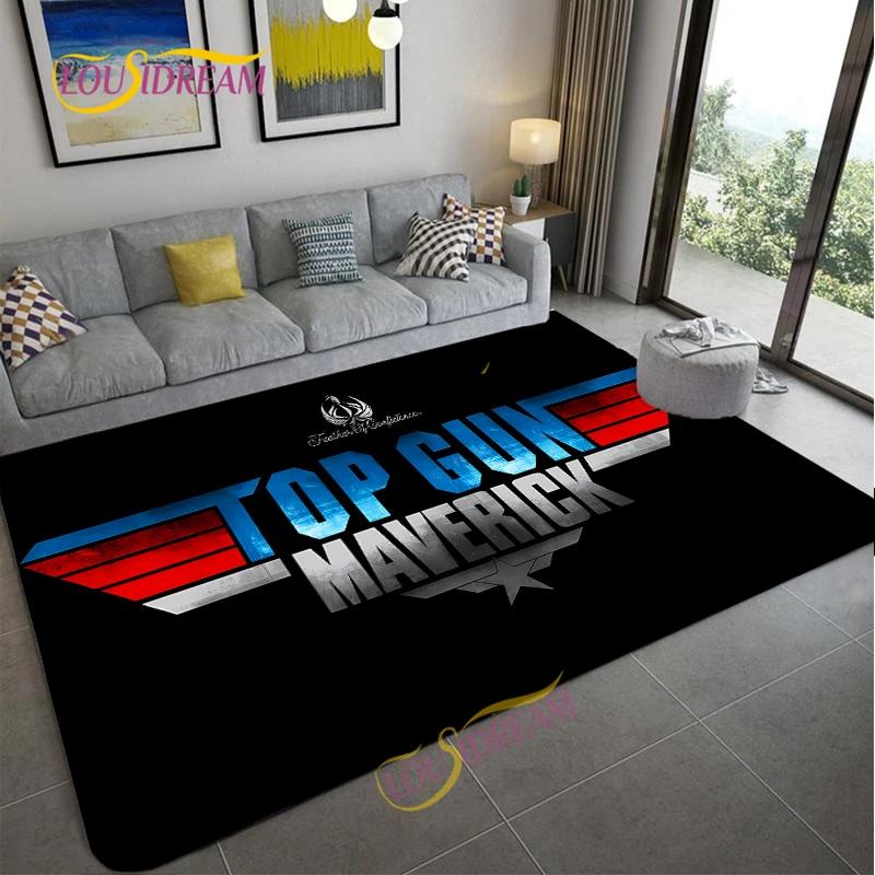 Top Gun Umělecký Vzor Loga Koberec Filmový Prvek Dekorační Koberce Moderní Domov Obývací Pokoj Podlahové Rohože Koberce do ložnice Koupelna
