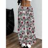 Women's Jogging Pants, Red Heart Black Line and White Bottom Print | Elastic Waist, Straight Pants Tube, Gothic