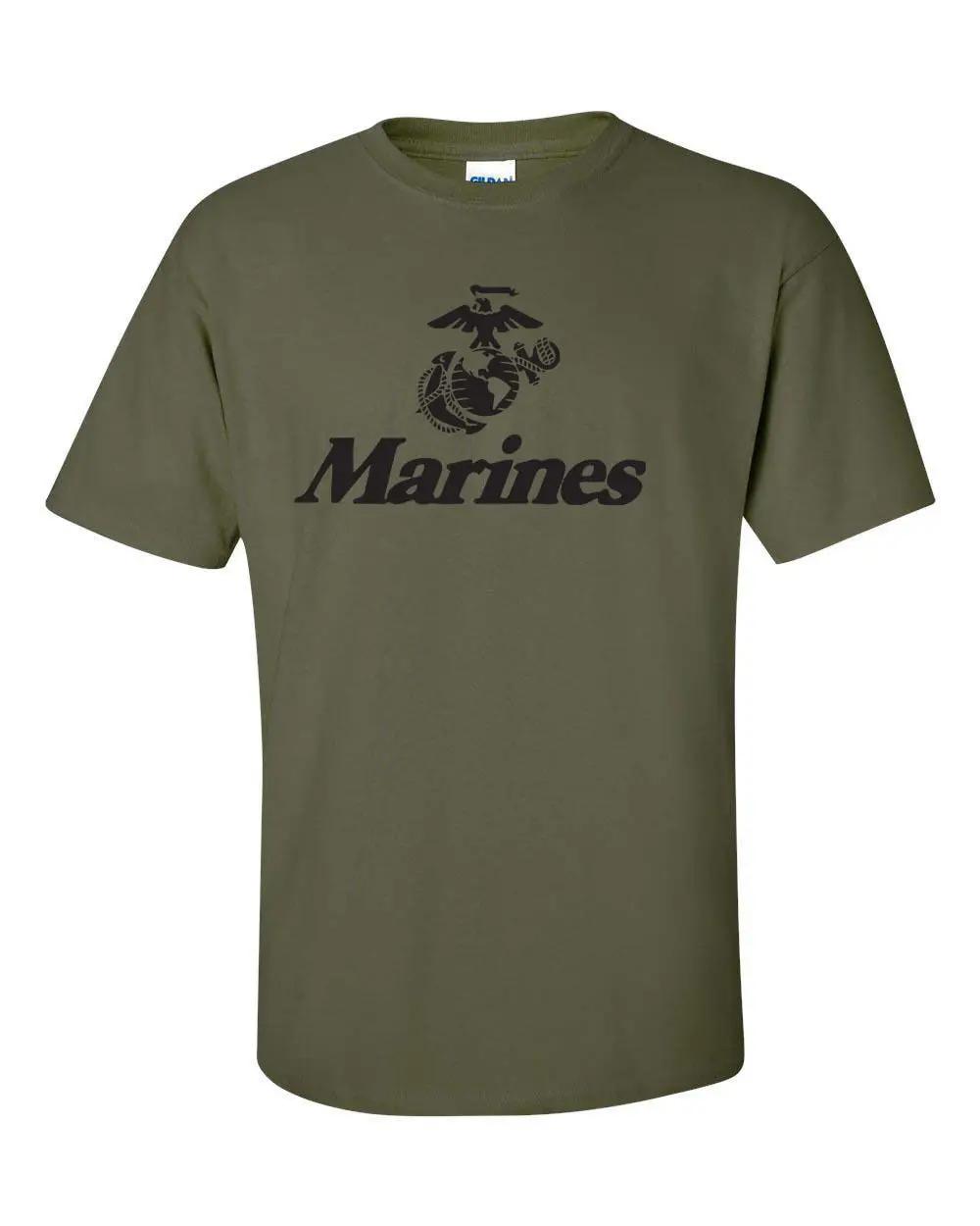 Marine Corps US United States Marines USMC Military Mens TShirt S