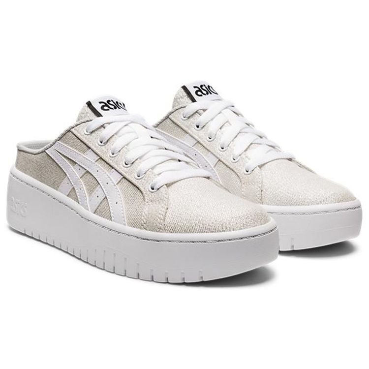 Asics Classic Ct Comfortable Low-Top Skate Shoes Women Sneakers White Platinum 1202A258-020