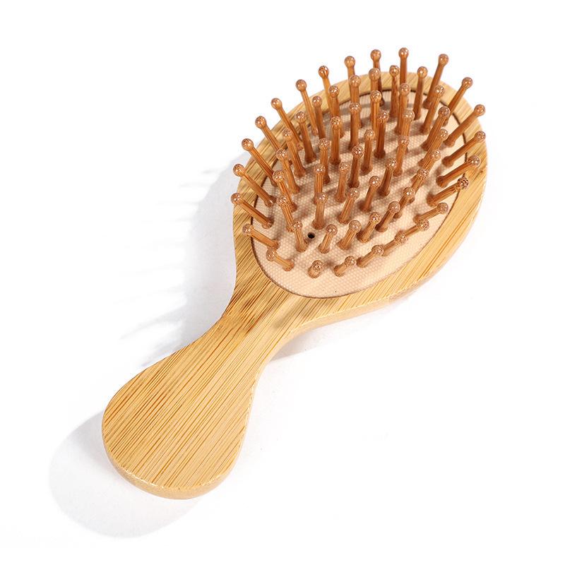 Promise Bamboo Wood Massage Comb Airbag Massage Comb Straight Hair Curly Hair Scalp Massage Meridian Brush
