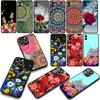 for Samsung Galaxy A55 A54 A25 A36 A17 A26 A35 A33 A34 A37 S20 S21 FE S10 Plus Case Floral Paisley Mandala Flower Texture Rose