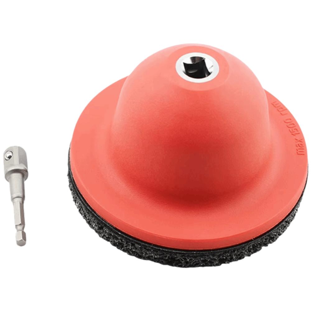

Wheel Hub Brush Wheel Hub Grinder Kit Effective Cleaning Rust Grinding Cleaning Rotor Professional красный