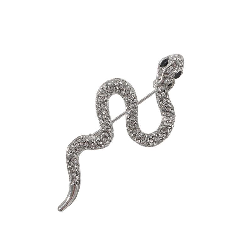 

«Элегантная ретро-брошь в виде змеи для женщин — модный, уникальный, изысканный аксессуар»