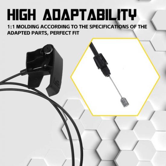 Hood Latch Release Cable W/ Handle For Cadillac Escalade Chevrolet GMC 2007-14 K