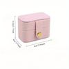 Mini Jewelry Storage Box, with A Button Flip Decoration Storage Box, Simple Ring Necklace Earrings Storage Box, Display Gift Box