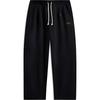 Li Ning Comfortable Versatile Loose Sports Long Pants Men Bottoms Black AKLU915-3