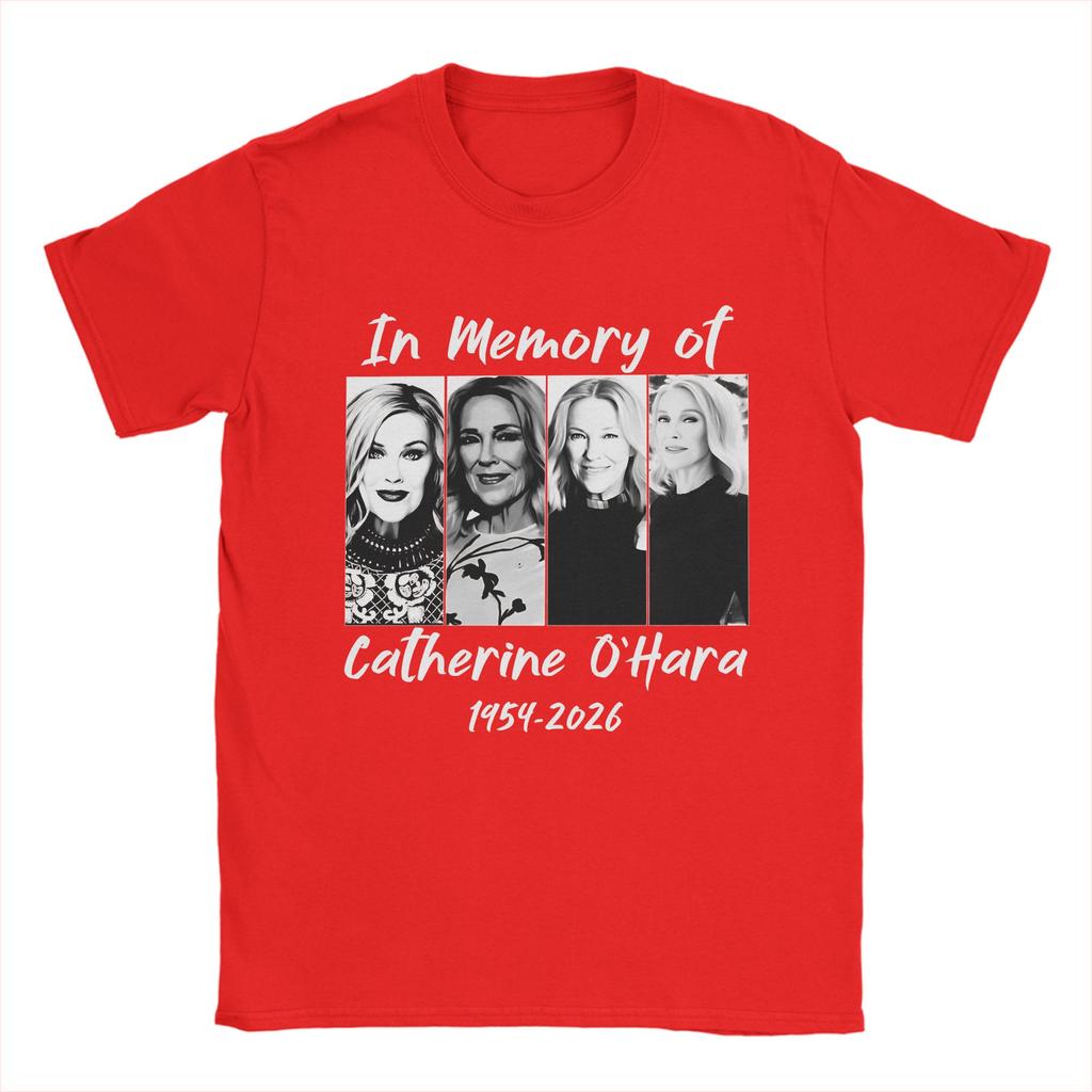 Casual T Shirt Summer Catherine Ohara Trending TShirts 100 Cotton Tee Shirt for Unisex Y2K Classic Print Short Sleeve Top Tees