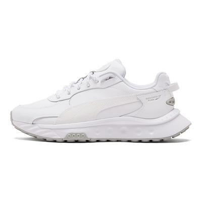 Wild Rider Reflective Cushioning Low-Top Training Shoes Unisex Sneaker White 383728-01