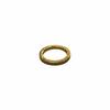 CH Cro Ring 3mm Gold Plated Full Diamond Bar Ring Male and Female Couples Cross Fine Ring Vintage Punk