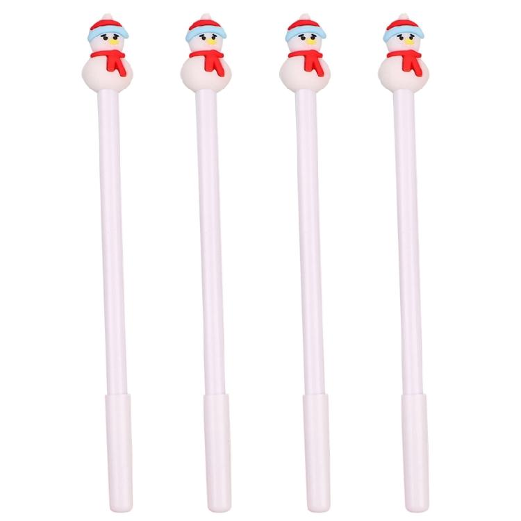 

4Pcs Christmas Cartoon Gel Pen School Stationery Supplies for Women Student Writing Noting Journaling