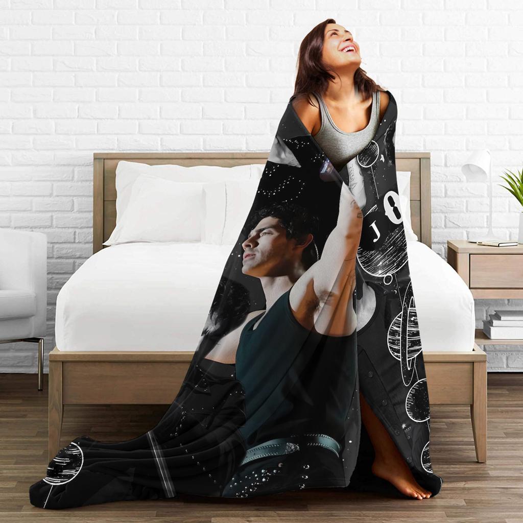 Joe Jonas Joecation Blanket Quality Warm  Throw Blanket Winter Students Living Room Pattern Bedspread
