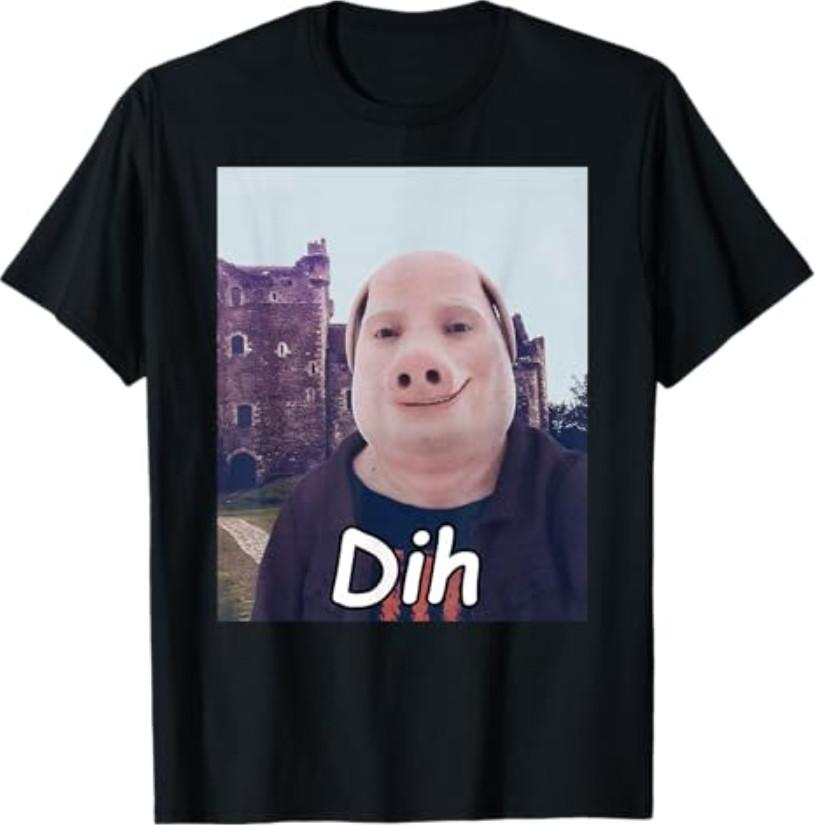 Funny brainrot gen z Humor cat Meme dihh cat Meme gen Alpha T-Shirt S